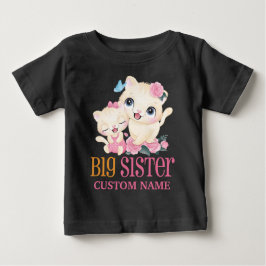 Big Sister Colorful Monogram en Cute Cats