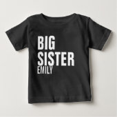 Big Sister Custom Toddler Sweatshirt (Voorkant)
