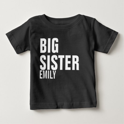 Big Sister Custom Toddler Sweatshirt (Voorkant)