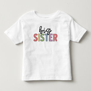 Big Sister Cute, bevorderd tot zuster Kinder Shirts