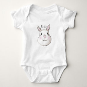 Big Sister Cute Bunny Rabbit Romper