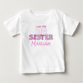 Big Sister Cute Girl - Aangepaste roze (Voorkant)