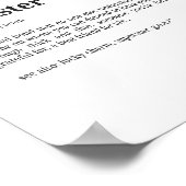 Big Sister Definition Wall Art Poster (Hoek)