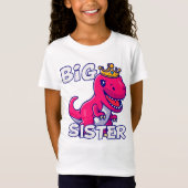 Big Sister Dinosaur T-shirt (Voorkant)