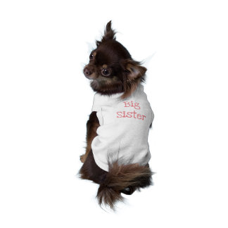 Big Sister Doggie Ribbed Tanktop T-shirt