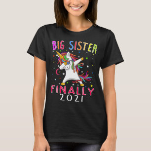 Big Sister eindelijk 2021 Unicorn T-shirt