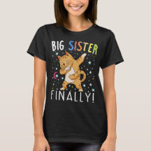 Big Sister Eindelijk Kat Shirt - Kat shirt voor Me