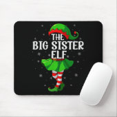 Big Sister Elf Christmas Girls Women Elf Squad Xma Muismat (Met muis)