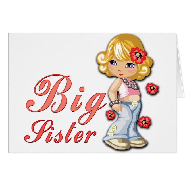 Big Sister en Flowers (Voorkant Horizontaal)