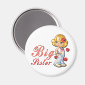 Big Sister en Flowers Magneet (Voorkant / Achterkant)