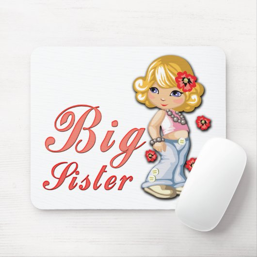 Big Sister en Flowers Muismat (Met muis)