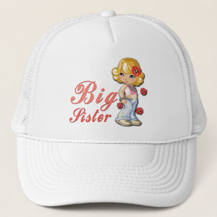 Big Sister en Flowers Trucker Pet
