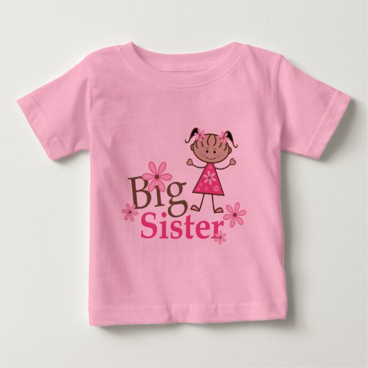 Big Sister Ethnic Stick Figuur Girl (Voorkant)