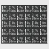 Big Sister Extraordinaire Cadeaupapier (Vlak)