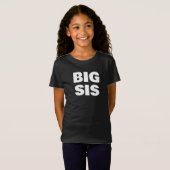 Big Sister Family Photoshoot Bold Lettered Tri-Bl T-shirt (Voorkant volledig)