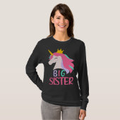 Big sister finally Unicorn T-shirt (Voorkant volledig)
