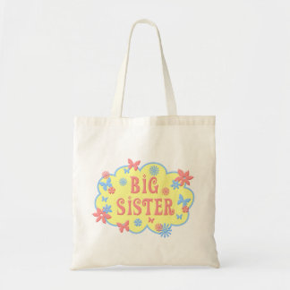 Big Sister Flower Butterfly Bag Tote Bag