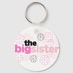 Big Sister Flower T-shirt Sleutelhanger