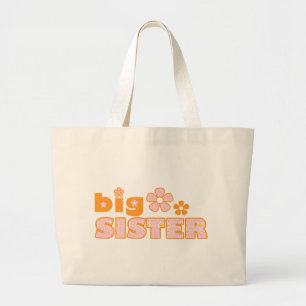 Big Sister Flowers Grote Tote Bag