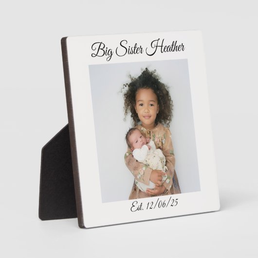 Big Sister Fotoplaat (Voorkant)