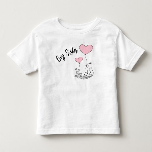 Big Sister Gift Kinder Shirts (Voorkant)