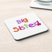 Big Sister Gifts Bier Onderzetter (Linkerzijde)