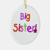 Big Sister Gifts Keramisch Ornament (Rechts)