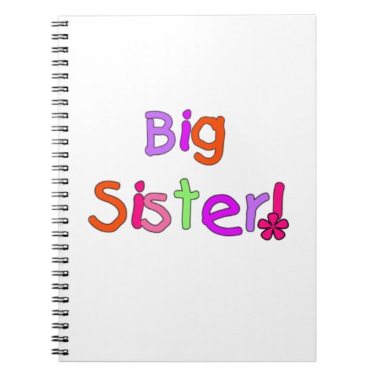 Big Sister Gifts Notitieboek (Voorkant)