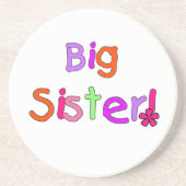 Big Sister Gifts Zandsteen Onderzetter (Voorkant)