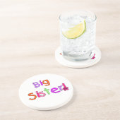 Big Sister Gifts Zandsteen Onderzetter (Zijkant)