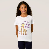 Big Sister Giraffe T-shirt (Voorkant volledig)
