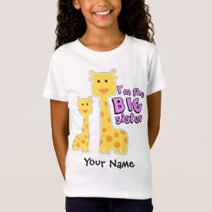 Big Sister Giraffe T-shirt