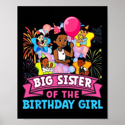 Big Sister Gracie's Corner Birthday Dolls Schattig Poster (Voorkant)