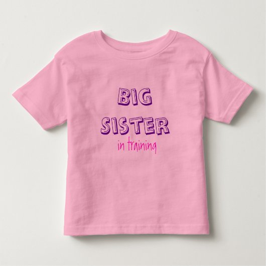 Big Sister, in opleiding Kinder Shirts (Voorkant)