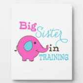 Big Sister in Training Elephant Fotoplaat (Voorkant)
