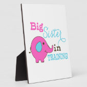 Big Sister in Training Elephant Fotoplaat (Zijkant)