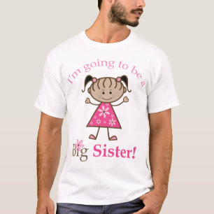 Big Sister is een grote etnisch meisje T-shirt