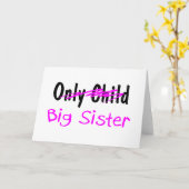 Big Sister Kaart (Gele Bloem)