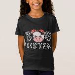 Big Sister Koe Farming Birthday Funny Family Match T-shirt<br><div class="desc">Grote Zus Koe Farming Verjaardag Grappig Familie Matching Gift</div>