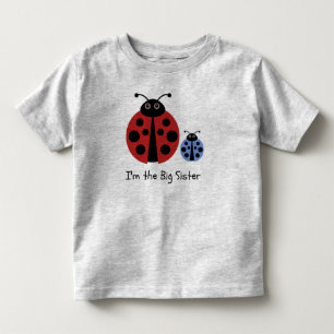 Big Sister Ladybird-Shirt Kinder Shirts