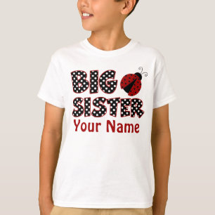 Big Sister Ladybug Persoonlijke T-Shirt