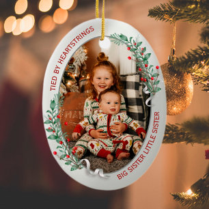 Big Sister Little Brother Classic Warm Quote Keramisch Ornament