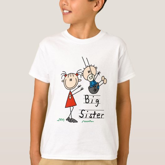 Big Sister Little Brother T-shirts en cadeautjes (Voorkant)