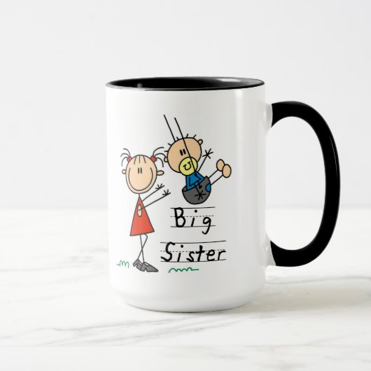 Big Sister Little Brother T-shirts en cadeautjes Mok (Rechts)