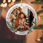 Big Sister Little Brother Warm Quotes Silver Lijst Keramisch Ornament