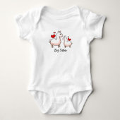 Big Sister Llama Romper (Voorkant)