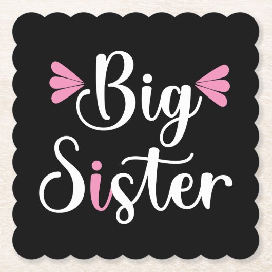 Big Sister, Lovely Kartonnen Onderzetters (Voorkant)