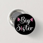 Big Sister, Lovely Ronde Button 3,2 Cm (Voorkant /achterkant)