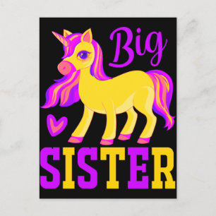 Big Sister Magical Unicorn Briefkaart