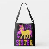 Big Sister Magical Unicorn Crossbody Tas (Achterkant)